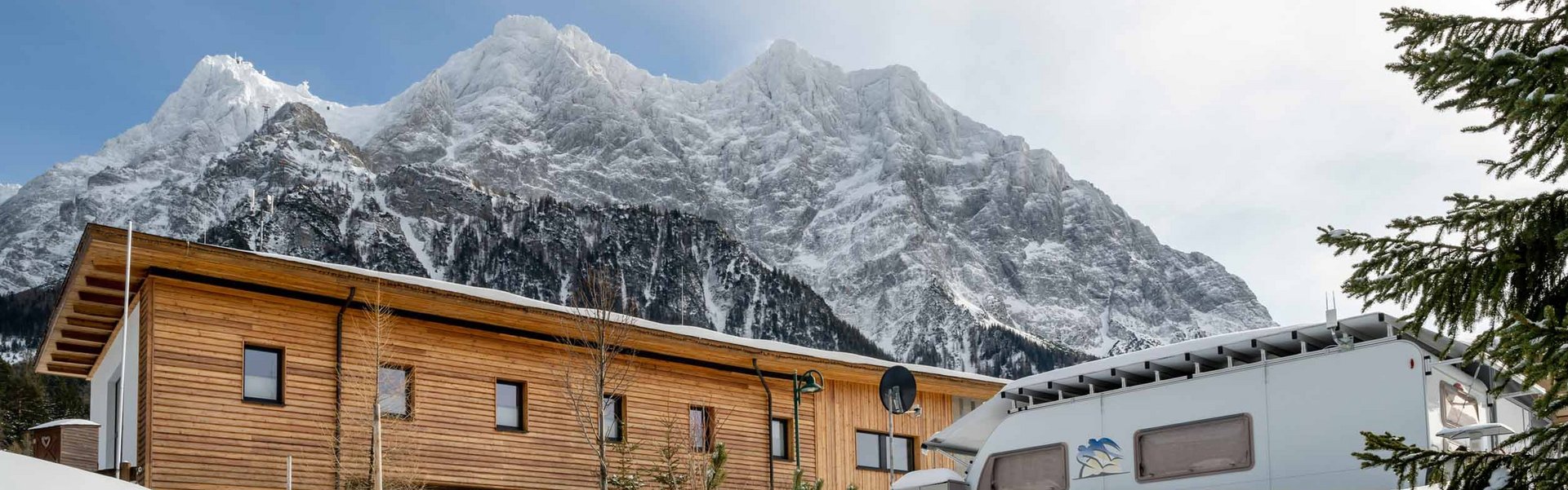 Badehaus am Campingplatz im Zugspitz Resort