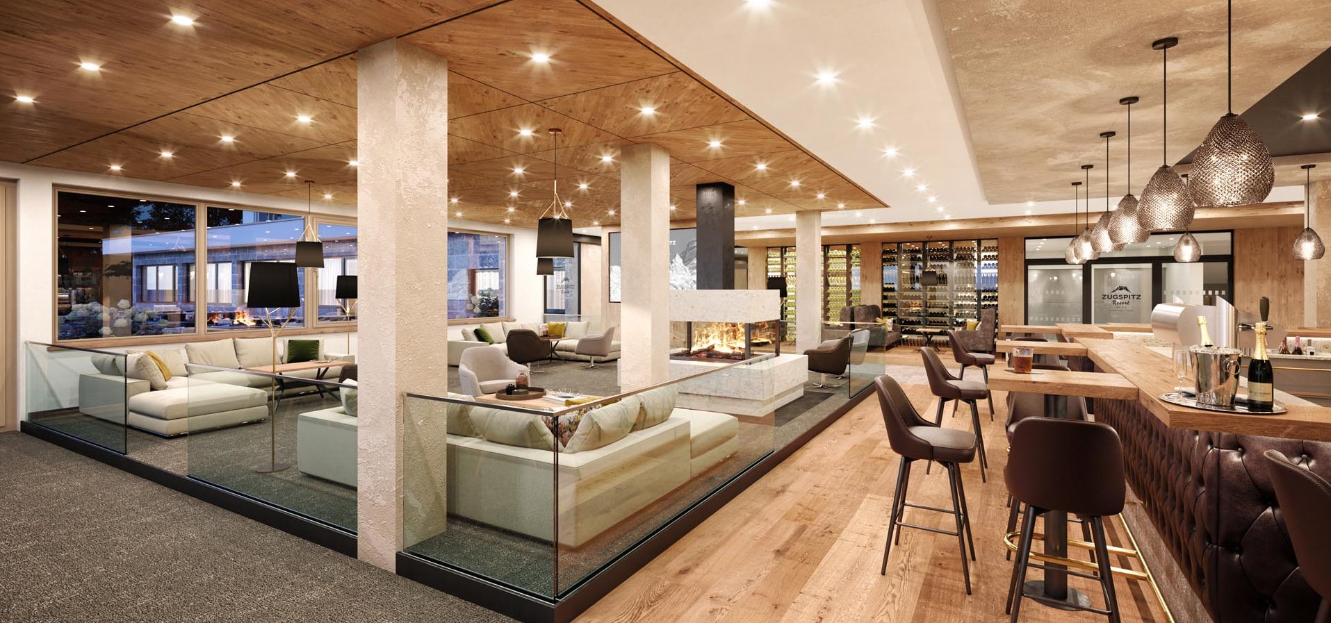 Bar im Zugspitz Resort