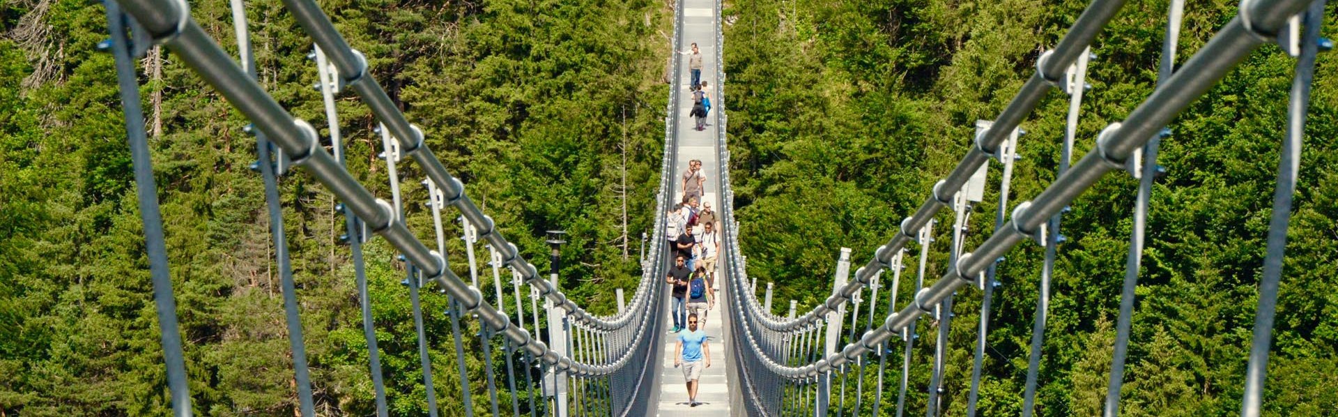 Hängebrücke in Reutte