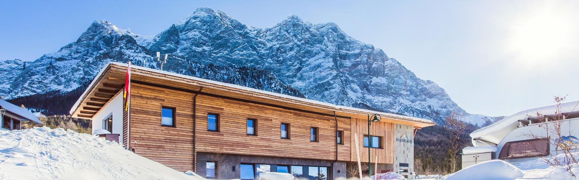 Badehaus im Zugspitz Resort Camping