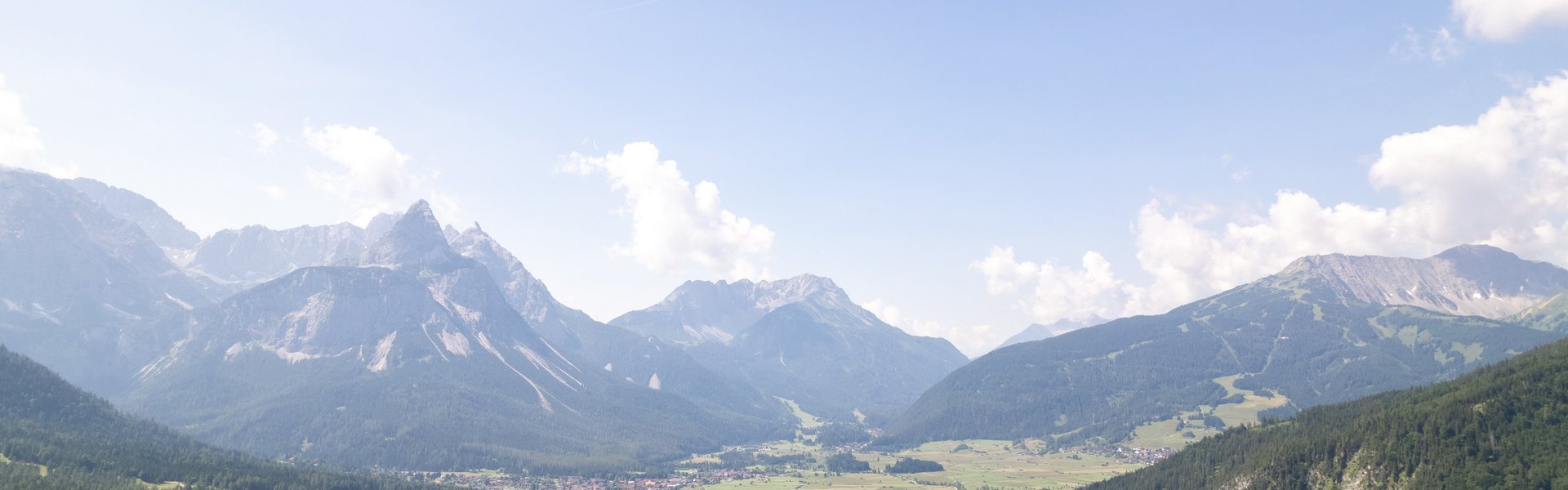 Luftaufnahme von Ehrwald