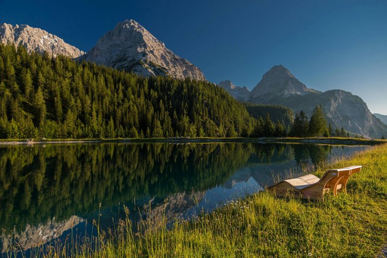 Ehrwalder Almsee in Tirol