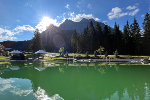 Naturbadeteich im Zugspitz Resort