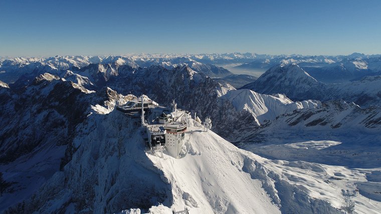 Bergstation der Zugspitzbahn