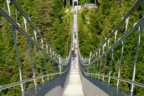 Hängebrücke in Reutte