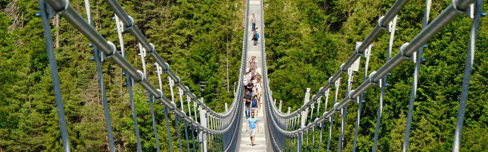 Hängebrücke in Reutte