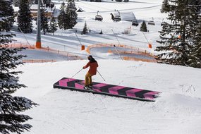 Skifahrer im Funslope Park