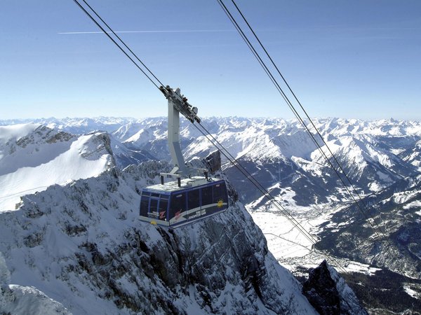 Zugspitzbahn im Winter