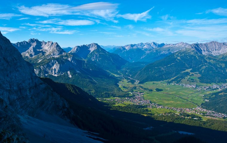Panoramabild Zugspitze Panoramabild Zugspitze