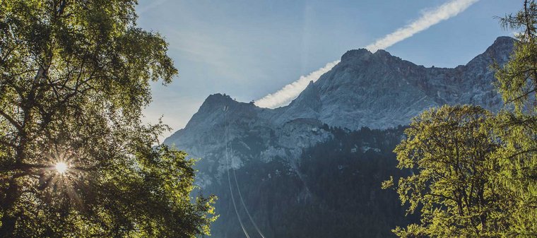 Blick auf die Zugspitze