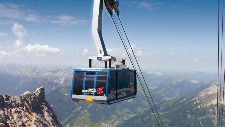 Gondel der Zugspitzbahn