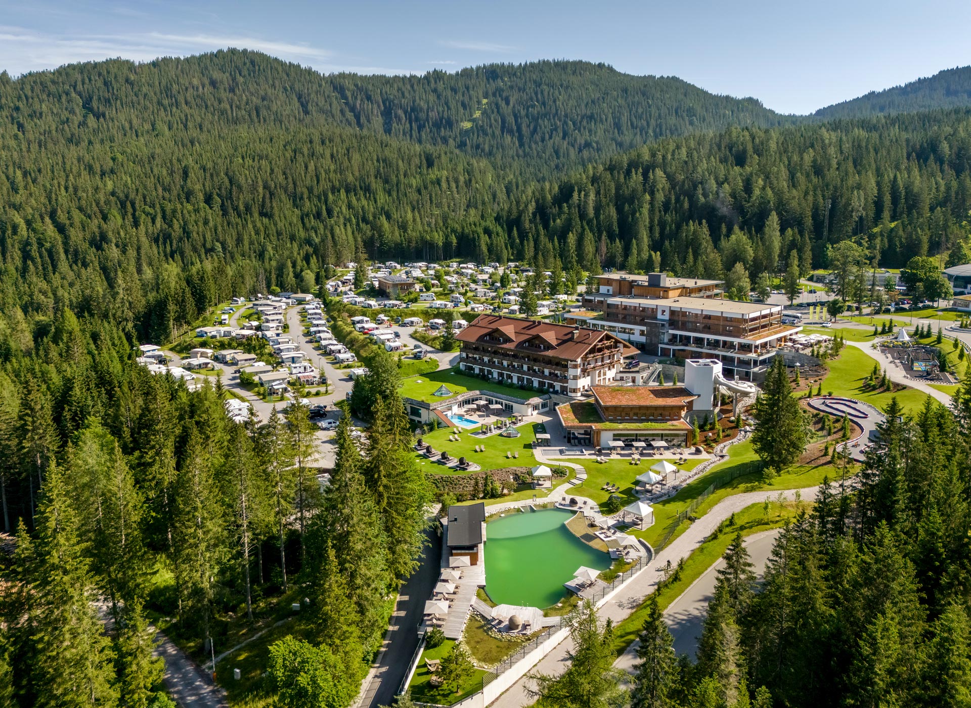 Zugspitz Resort im Sommer